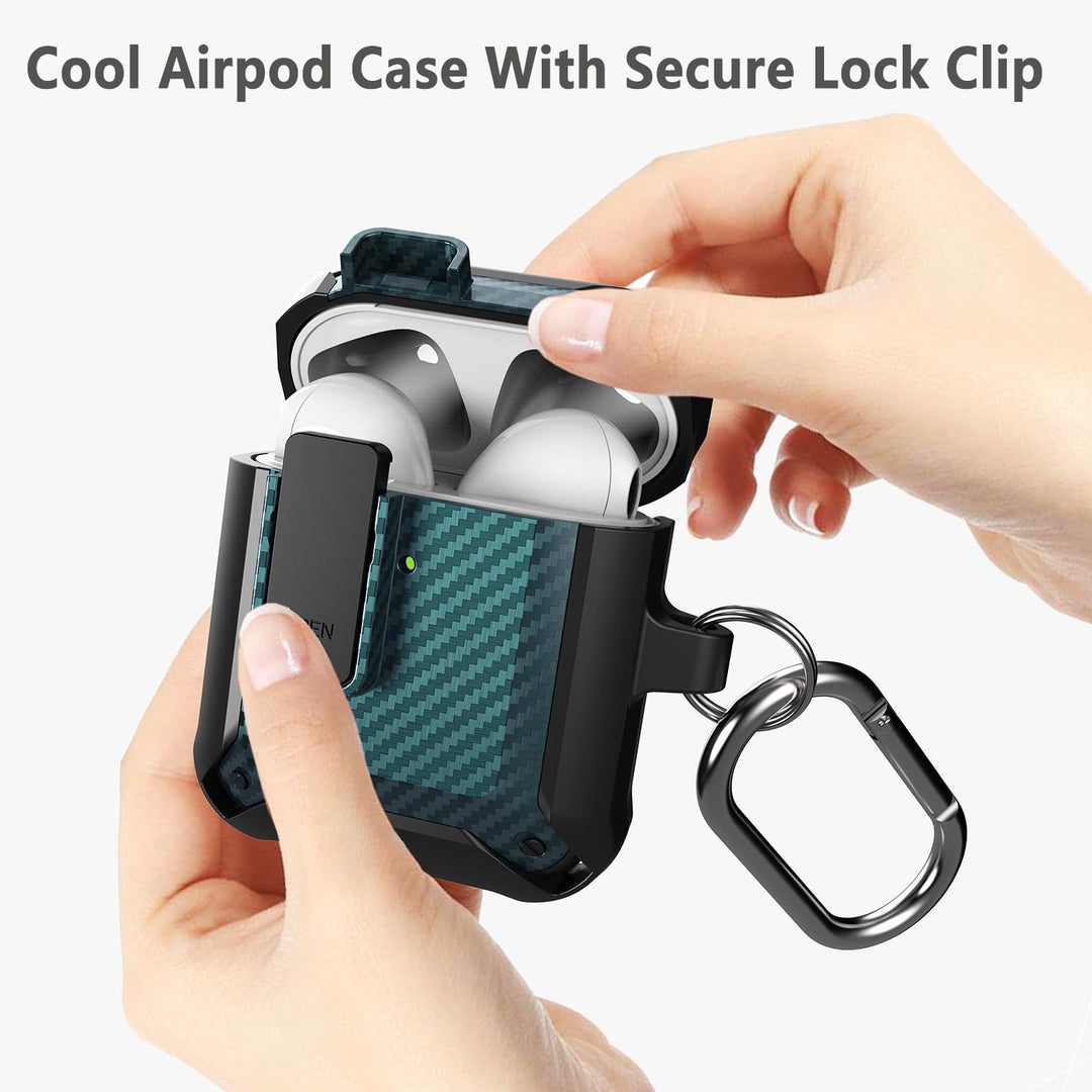 Wonjury Armor Lock AirPod Case with Cleaner Kit - DOKUTRONIX