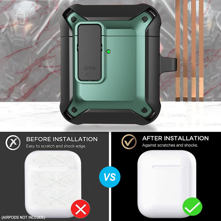 ArmorLock Airpod Case: Shockproof Security Shell - DOKUTRONIX