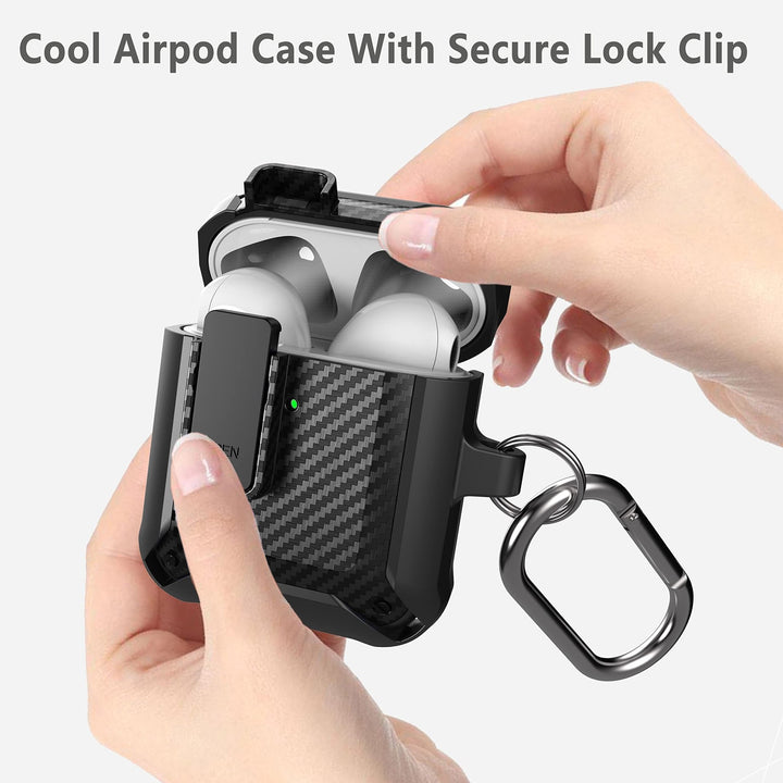 Wonjury SecureLock Armor AirPod Case & Cleaner Kit - DOKUTRONIX