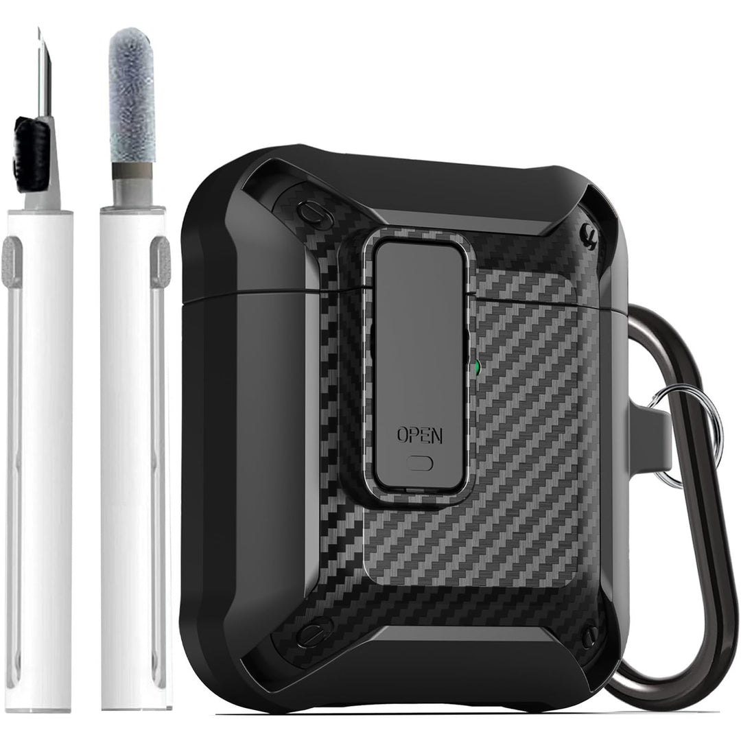 Wonjury SecureLock Armor AirPod Case & Cleaner Kit - DOKUTRONIX