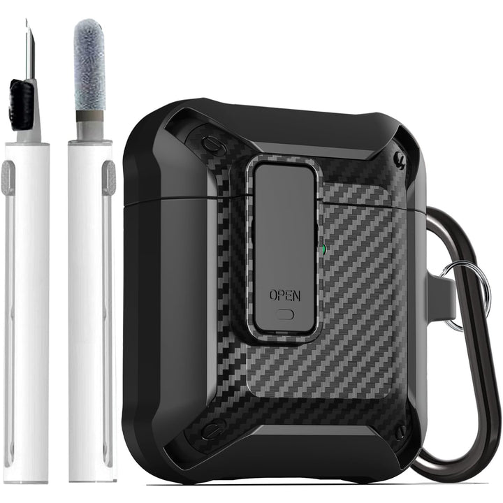 Wonjury SecureLock Armor AirPod Case & Cleaner Kit - DOKUTRONIX