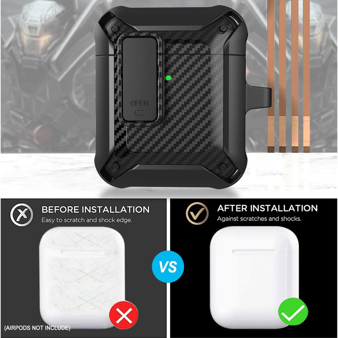 Wonjury SecureLock Armor AirPod Case & Cleaner Kit - DOKUTRONIX