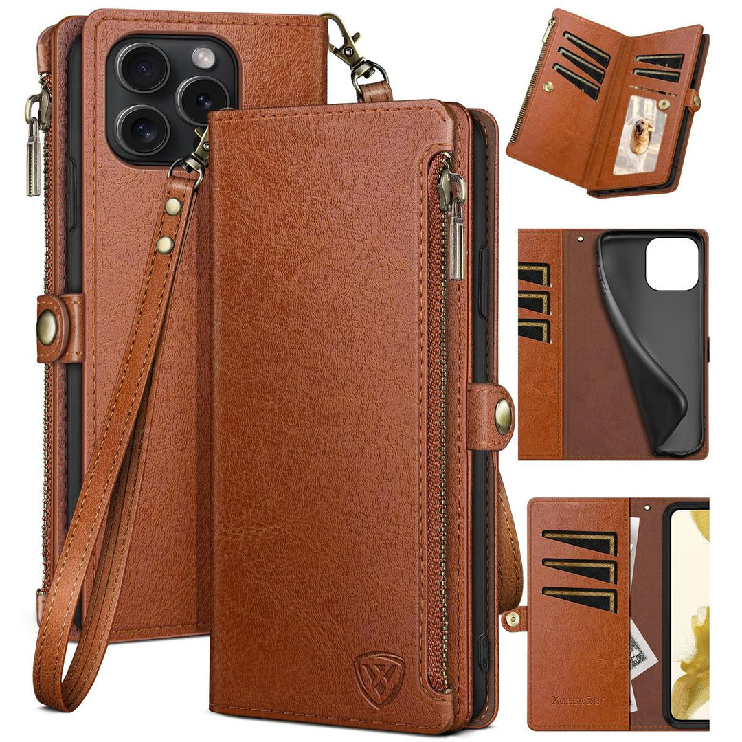 XcaseBar Pro Wallet Case - Wine Red - DOKUTRONIX