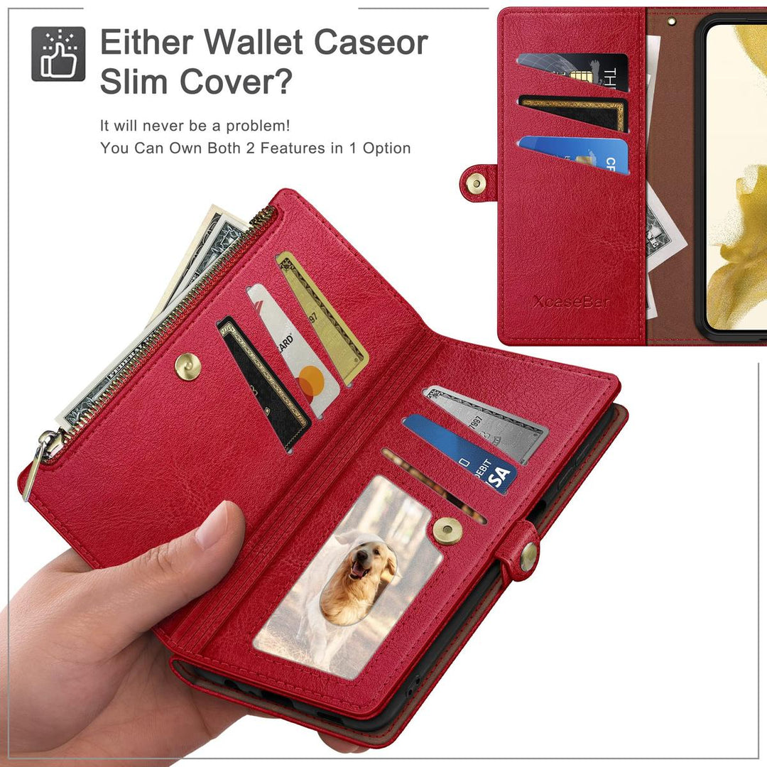 XcaseBar Pro Wallet Case - Wine Red - DOKUTRONIX