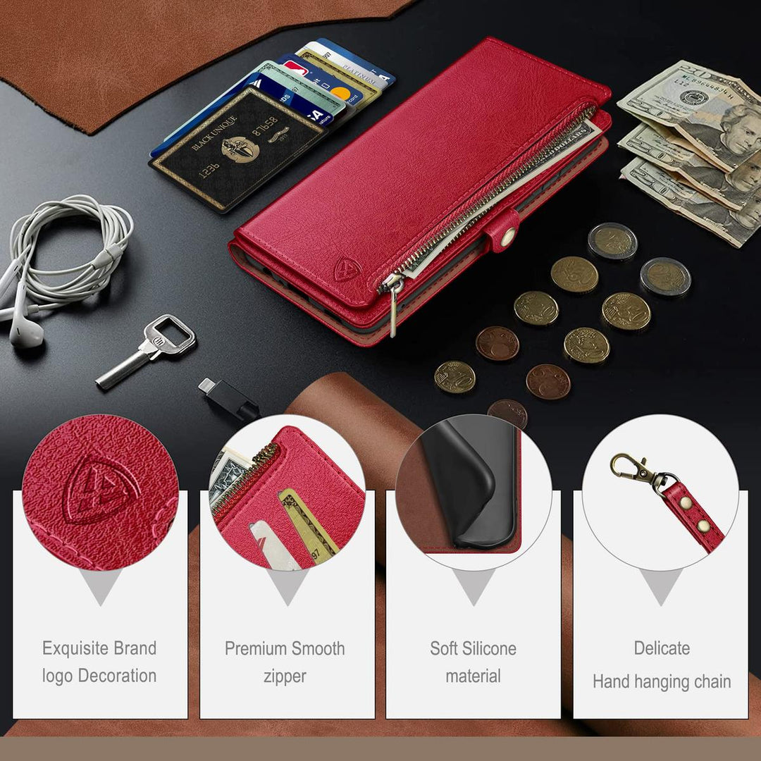 XcaseBar Pro Wallet Case - Wine Red - DOKUTRONIX