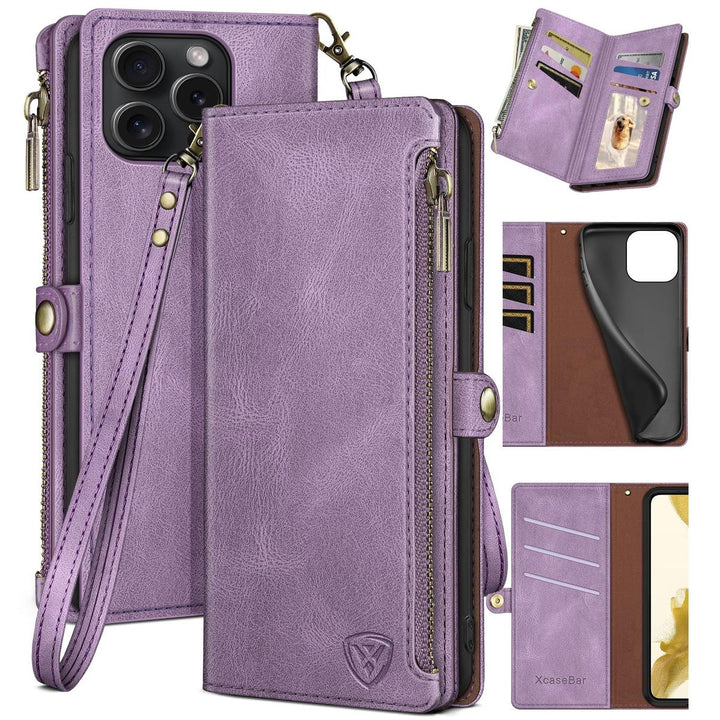 XcaseBar Pro Wallet Case - Wine Red - DOKUTRONIX