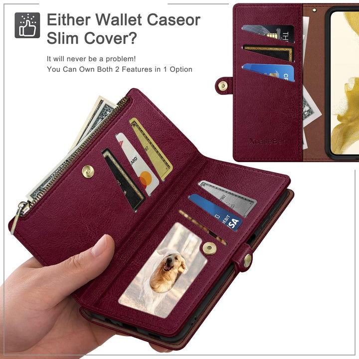 XcaseBar Pro Wallet Case - Wine Red - DOKUTRONIX