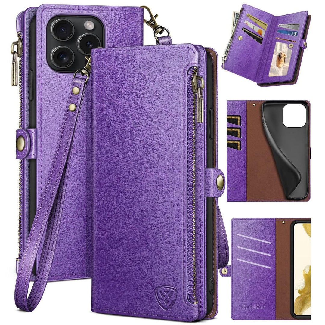 XcaseBar Pro Wallet Case - Wine Red - DOKUTRONIX