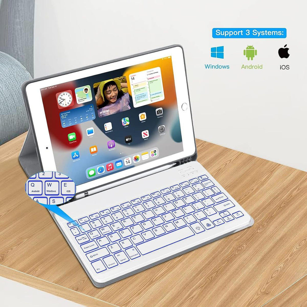 XIWMIX ColorGlow Ultra-Slim Bluetooth Keyboard - DOKUTRONIX