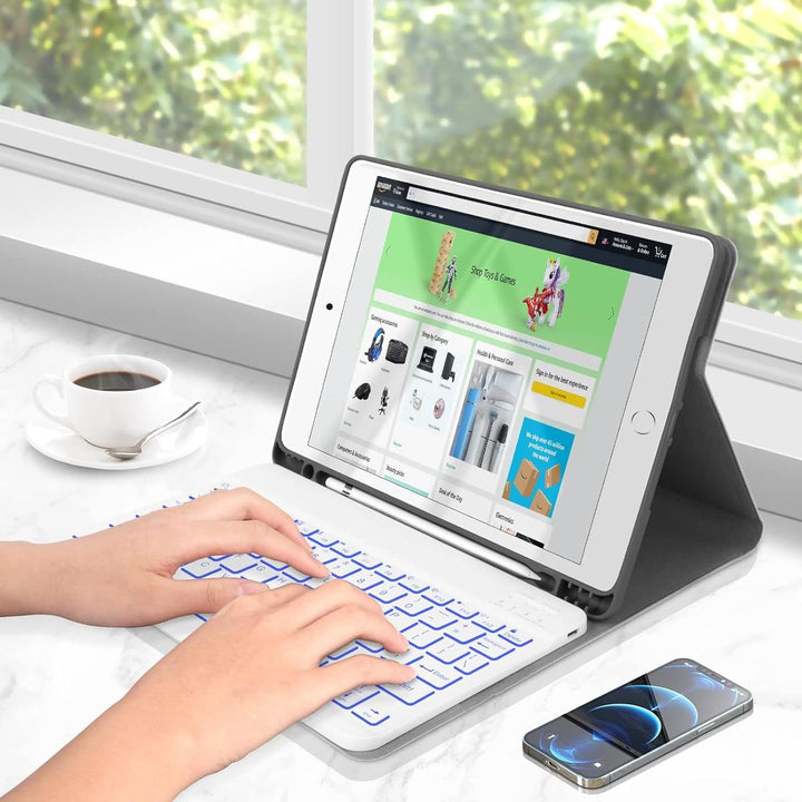 XIWMIX ColorGlow Ultra-Slim Bluetooth Keyboard - DOKUTRONIX