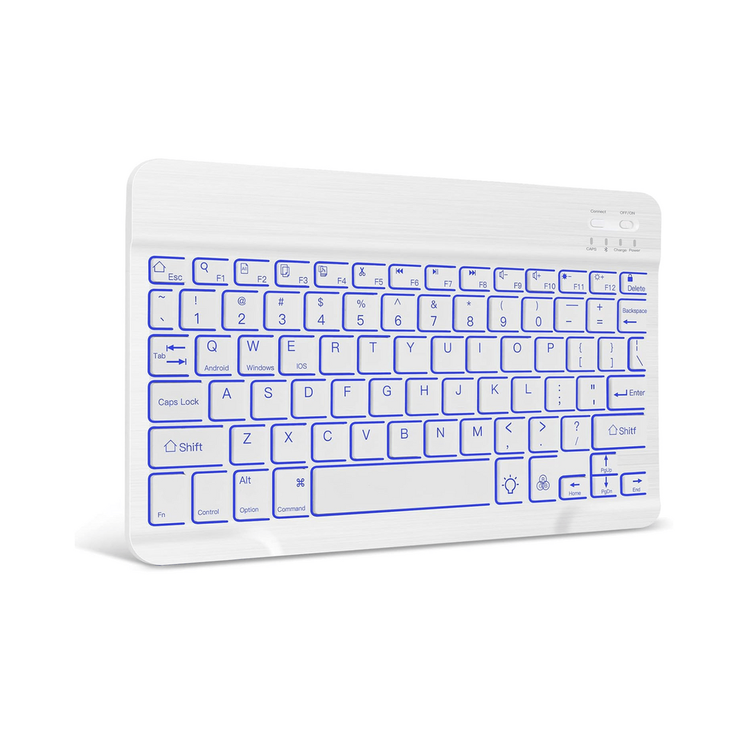 XIWMIX ColorGlow Ultra-Slim Bluetooth Keyboard - DOKUTRONIX