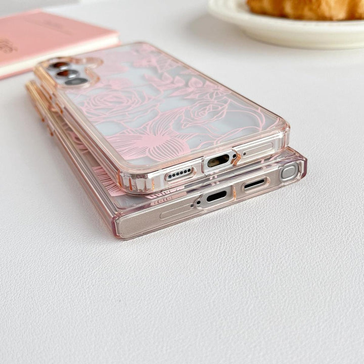 Floral Rose Galaxy S24 Ultra Case by XIZYO - DOKUTRONIX