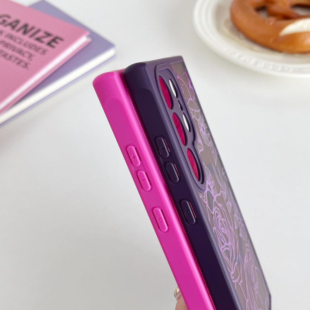 Floral Rose Galaxy S24 Ultra Case by XIZYO - DOKUTRONIX