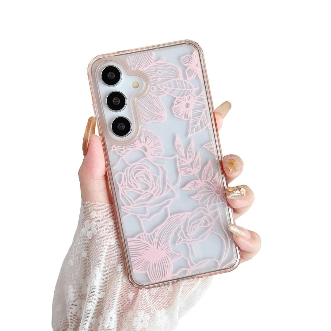 Floral Rose Galaxy S24 Ultra Case by XIZYO - DOKUTRONIX