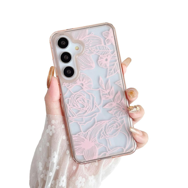 Floral Rose Galaxy S24 Ultra Case by XIZYO - DOKUTRONIX