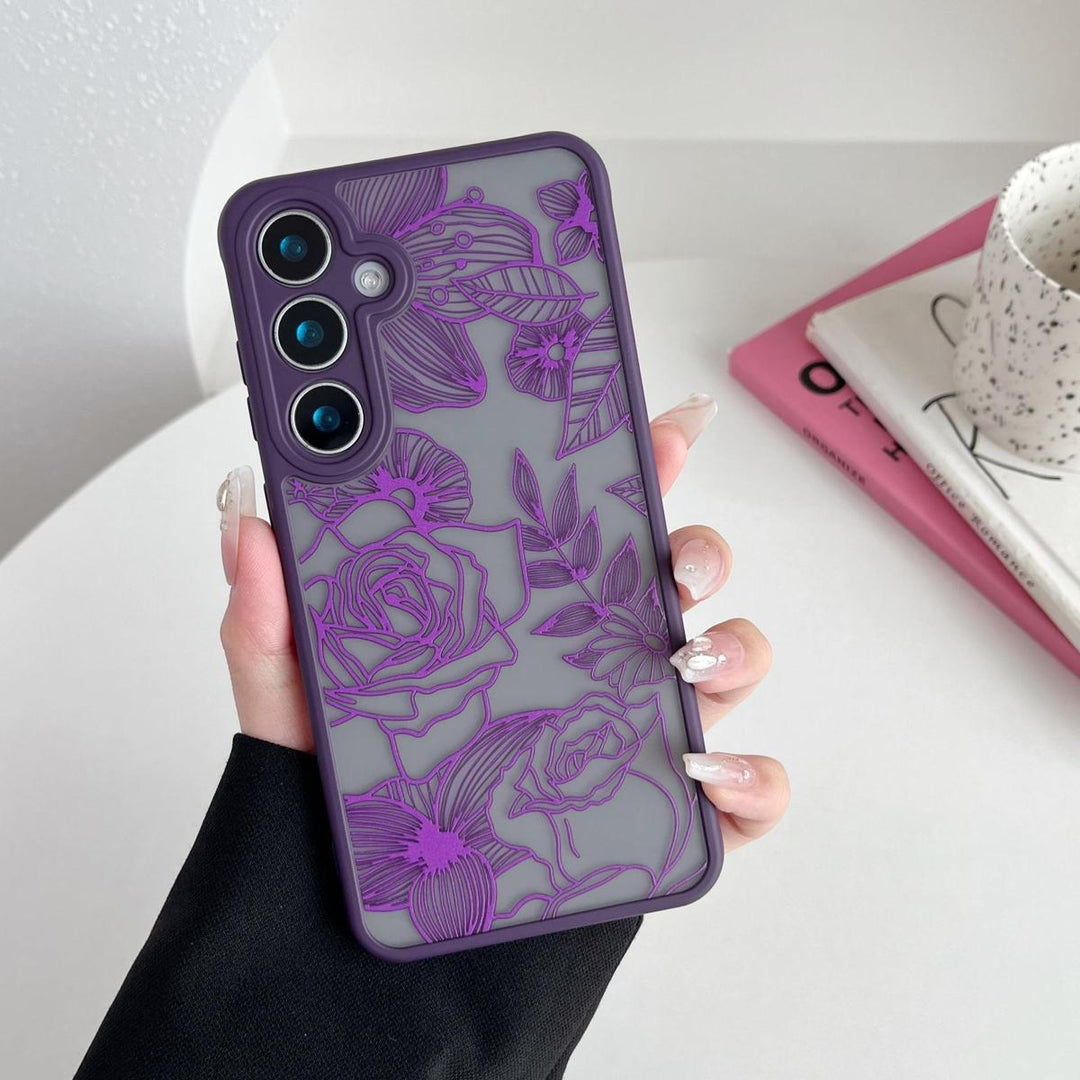 Floral Rose Galaxy S24 Ultra Case by XIZYO - DOKUTRONIX