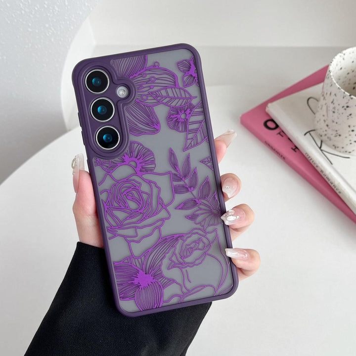 Floral Rose Galaxy S24 Ultra Case by XIZYO - DOKUTRONIX