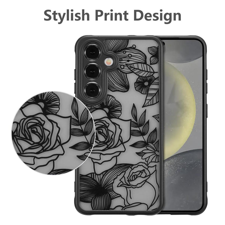 Floral Rose Galaxy S24 Ultra Case by XIZYO - DOKUTRONIX