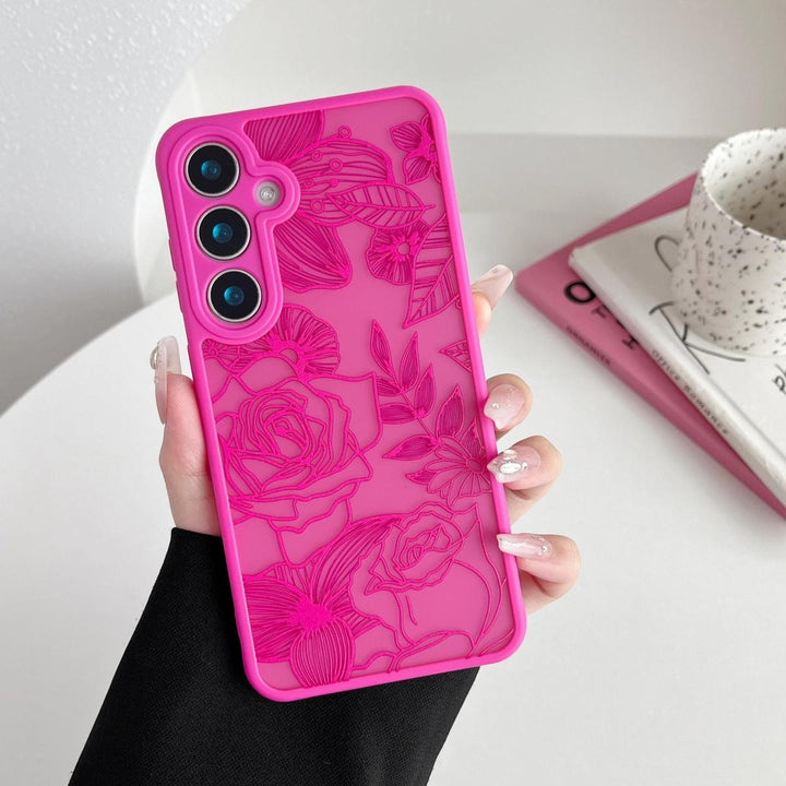 Floral Rose Galaxy S24 Ultra Case by XIZYO - DOKUTRONIX