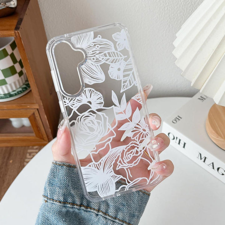 Floral Rose Galaxy S24 Ultra Case by XIZYO - DOKUTRONIX