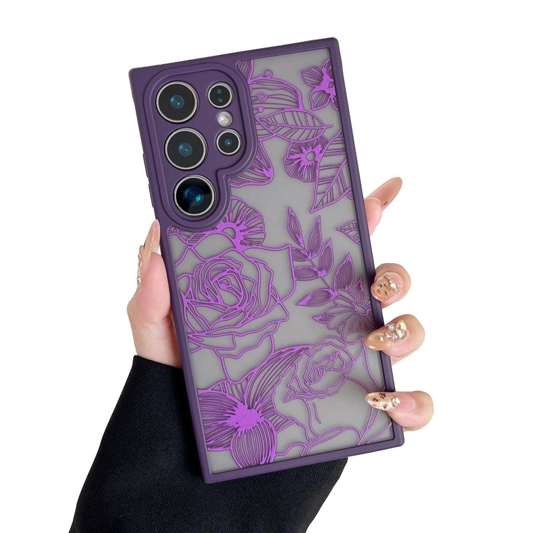 Floral Rose Galaxy S24 Ultra Case by XIZYO - DOKUTRONIX