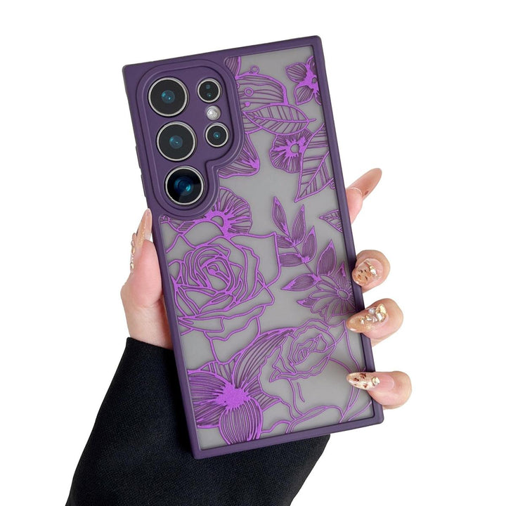 Floral Rose Galaxy S24 Ultra Case by XIZYO - DOKUTRONIX