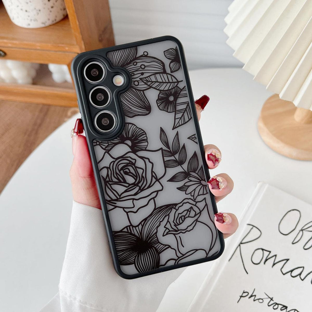 Floral Rose Galaxy S24 Ultra Case by XIZYO - DOKUTRONIX