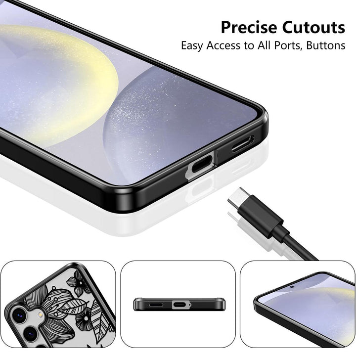 Floral Rose Galaxy S24 Ultra Case by XIZYO - DOKUTRONIX