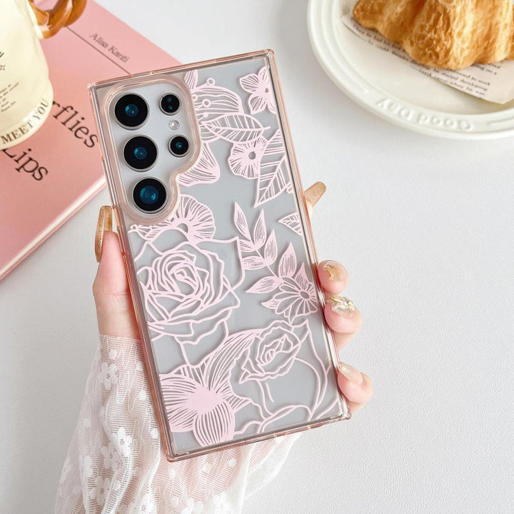 Floral Rose Galaxy S24 Ultra Case by XIZYO - DOKUTRONIX