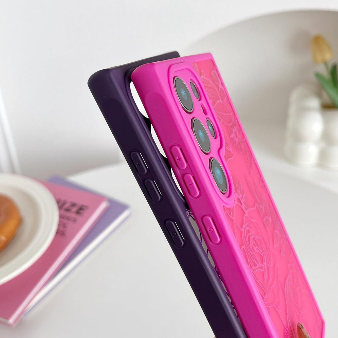 Floral Rose Galaxy S24 Ultra Case by XIZYO - DOKUTRONIX