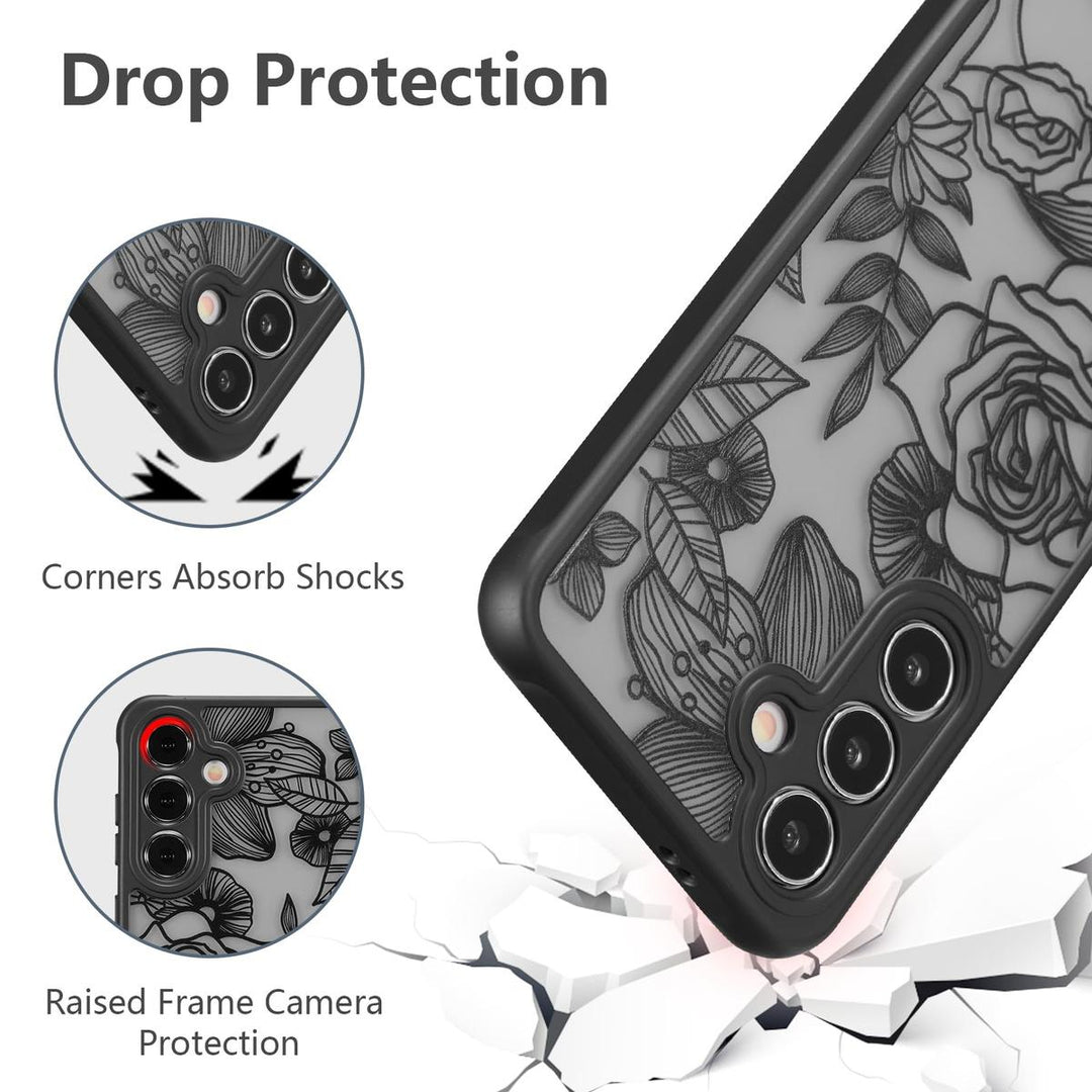 Floral Rose Galaxy S24 Ultra Case by XIZYO - DOKUTRONIX