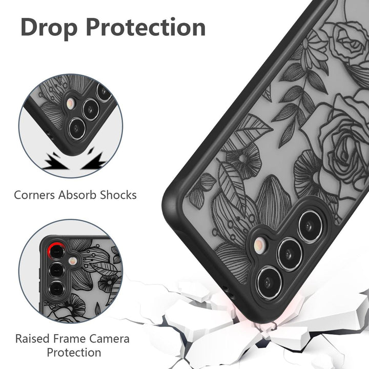 Floral Rose Galaxy S24 Ultra Case by XIZYO - DOKUTRONIX