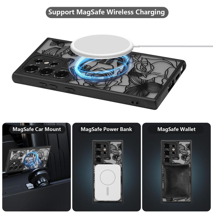 Floral Rose Galaxy S24 Ultra Case by XIZYO - DOKUTRONIX