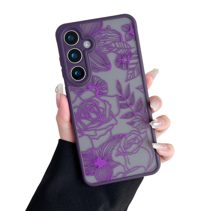 Floral Rose Galaxy S24 Ultra Case by XIZYO - DOKUTRONIX