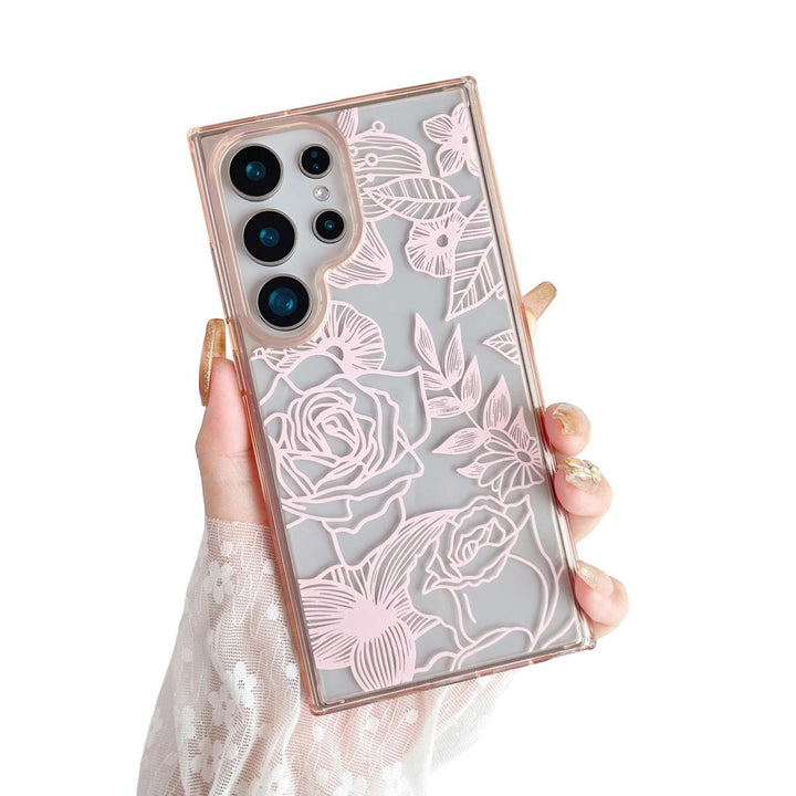 Floral Rose Galaxy S24 Ultra Case by XIZYO - DOKUTRONIX