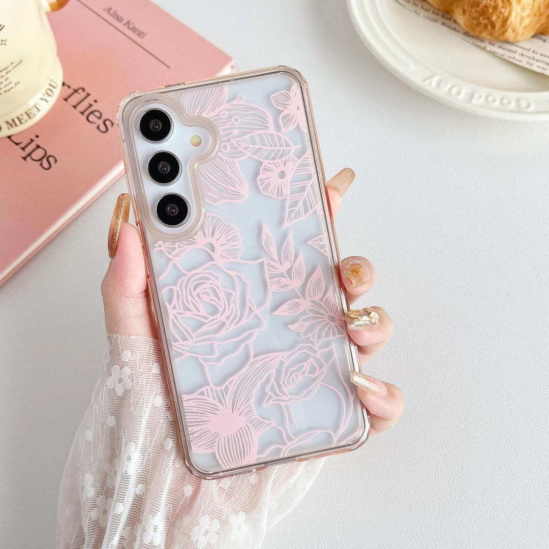 Floral Rose Galaxy S24 Ultra Case by XIZYO - DOKUTRONIX