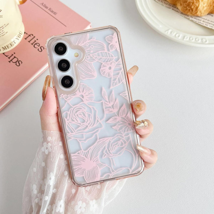 Floral Rose Galaxy S24 Ultra Case by XIZYO - DOKUTRONIX