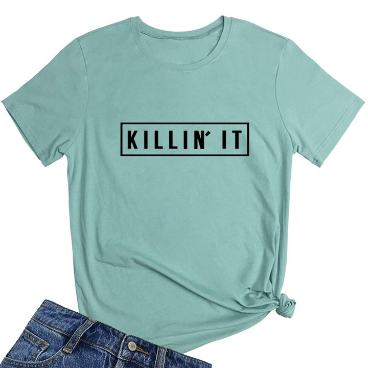YITAN Teen Girl's Cute & Funny Graphic Tee - DOKUTRONIX