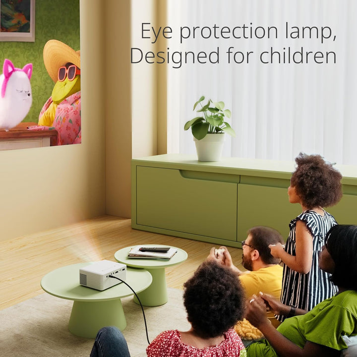 Yoton Mini Projector, Portable Phone small projector 1080P Full HD Supported for iOS/Android/Laptop, Video Projector Y3 Compatible with Fire Stick, HDMI, USB, PS5, Xbox - DOKUTRONIX