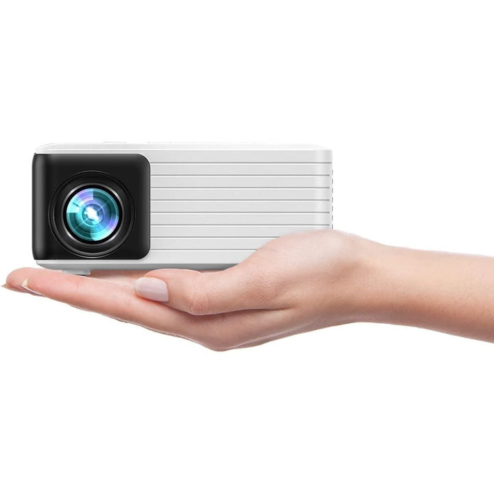 Yoton Mini Projector, Portable Phone small projector 1080P Full HD Supported for iOS/Android/Laptop, Video Projector Y3 Compatible with Fire Stick, HDMI, USB, PS5, Xbox - DOKUTRONIX