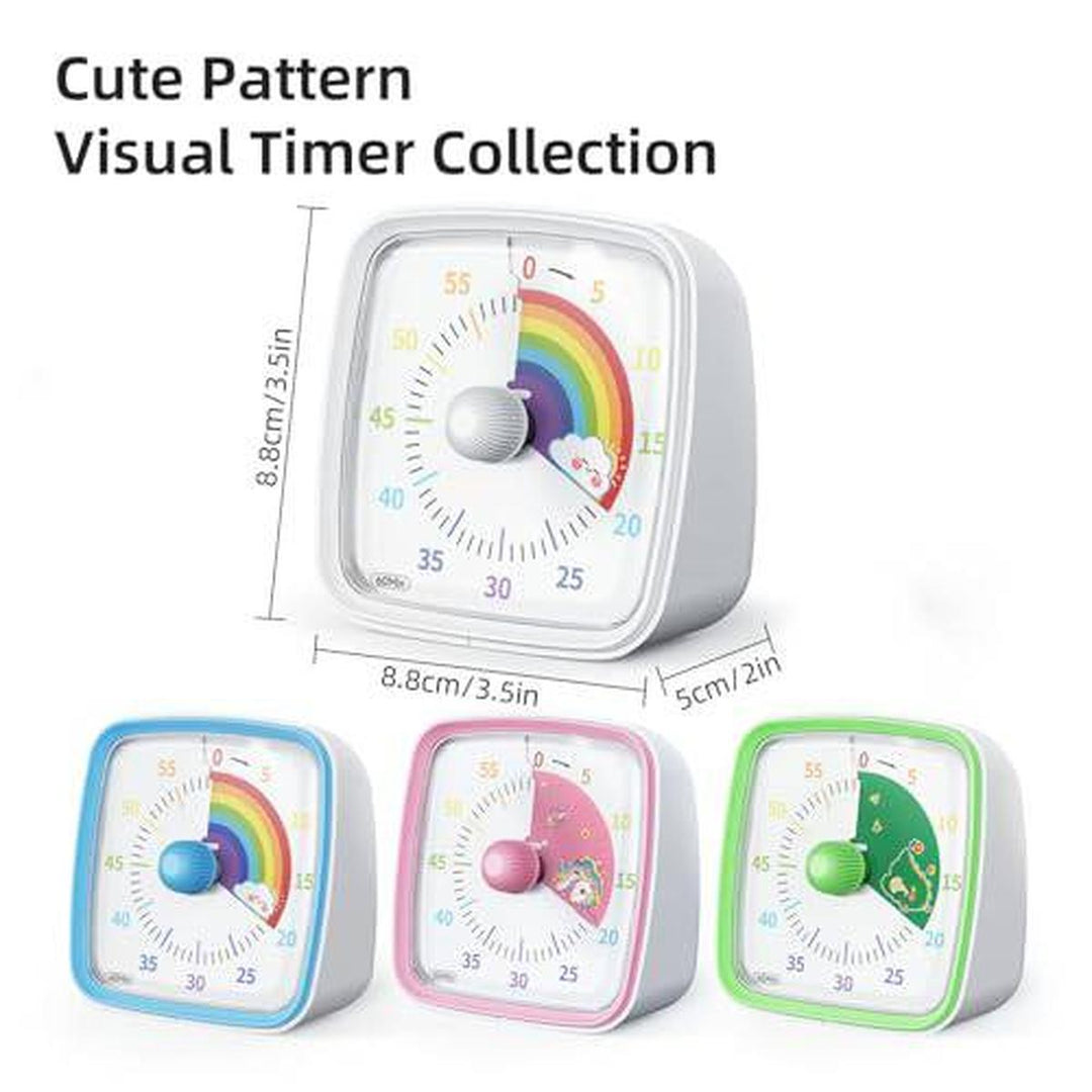 Yunbaoit Silent Visual Timer & Night Light - DOKUTRONIX