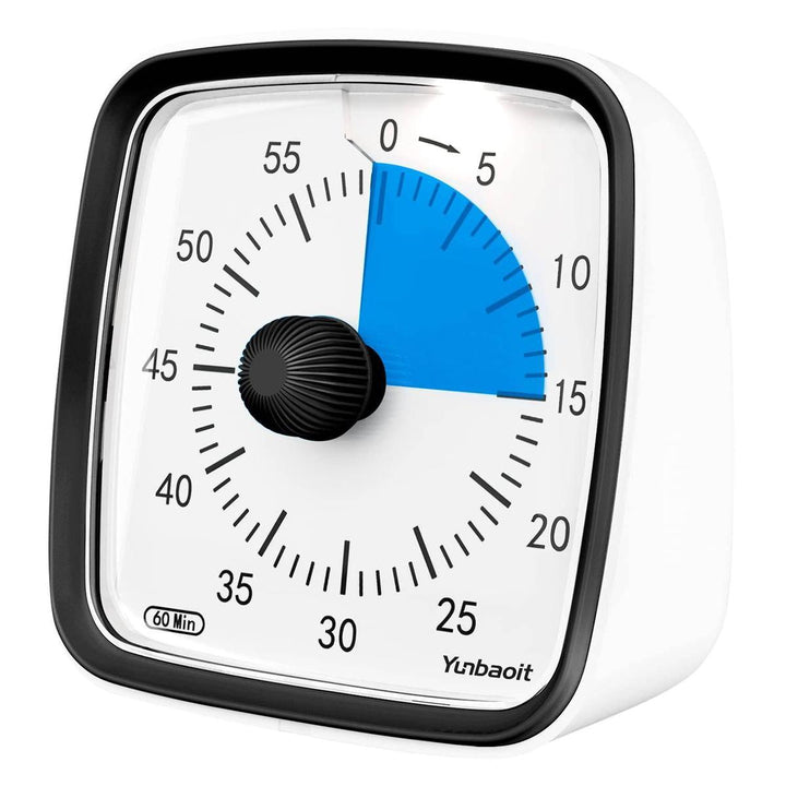 Yunbaoit Silent Visual Timer & Night Light - DOKUTRONIX