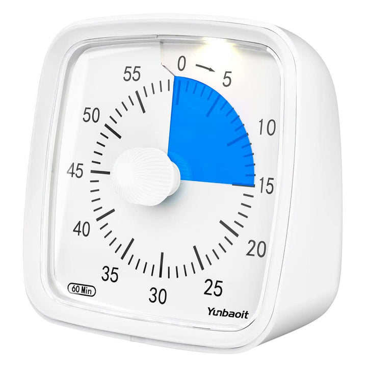 Yunbaoit Silent Visual Timer & Night Light - DOKUTRONIX