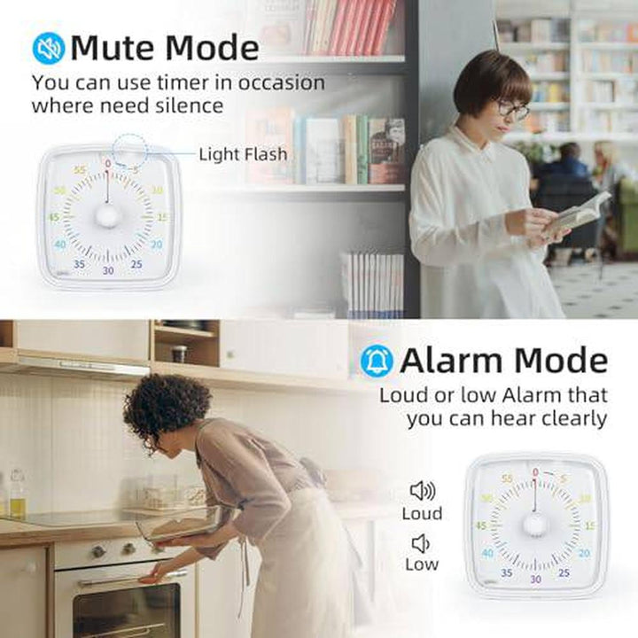 Yunbaoit Silent Visual Timer & Night Light - DOKUTRONIX