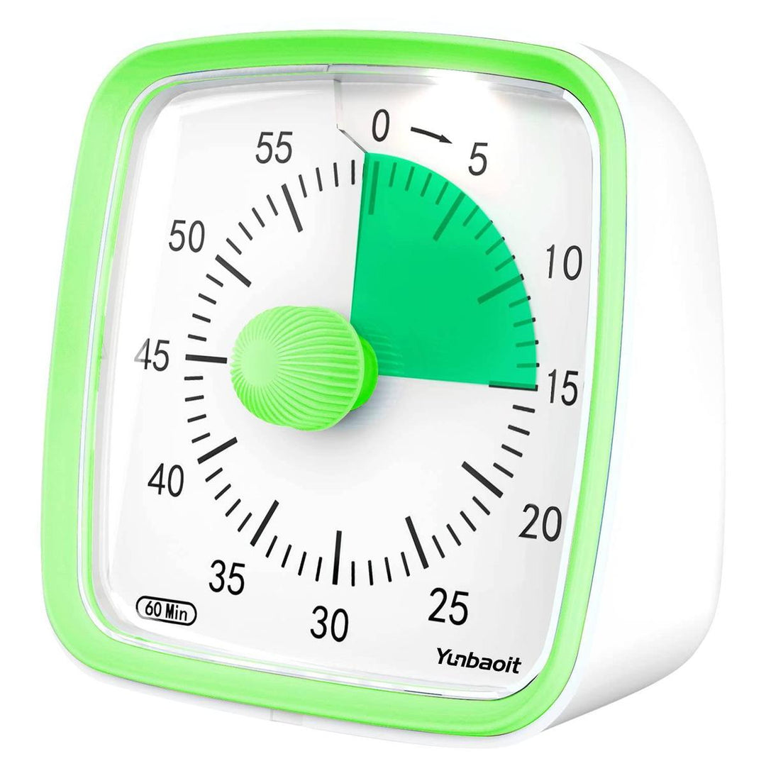 Yunbaoit Silent Visual Timer & Night Light - DOKUTRONIX