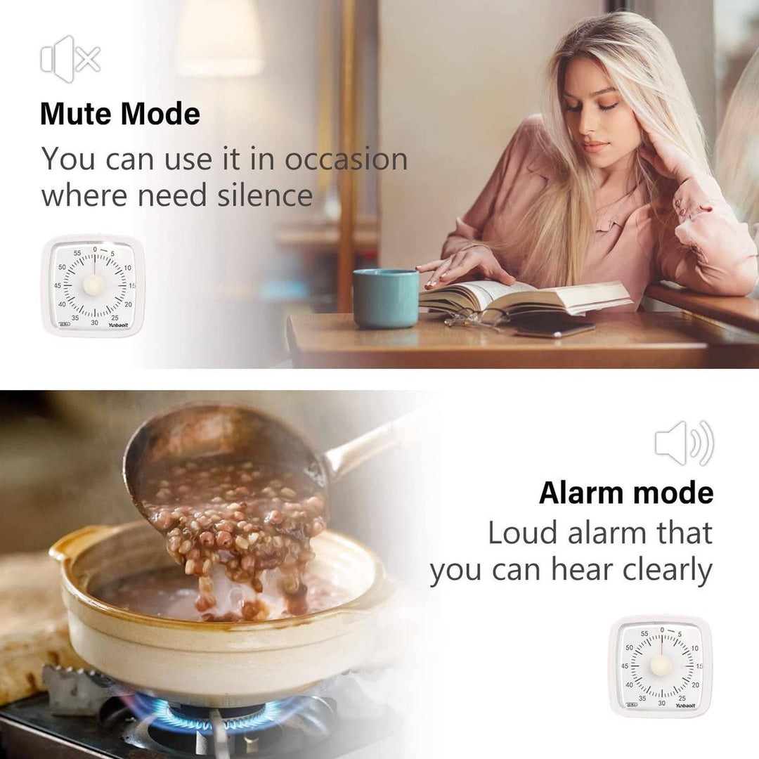 Yunbaoit Silent Visual Timer & Night Light - DOKUTRONIX