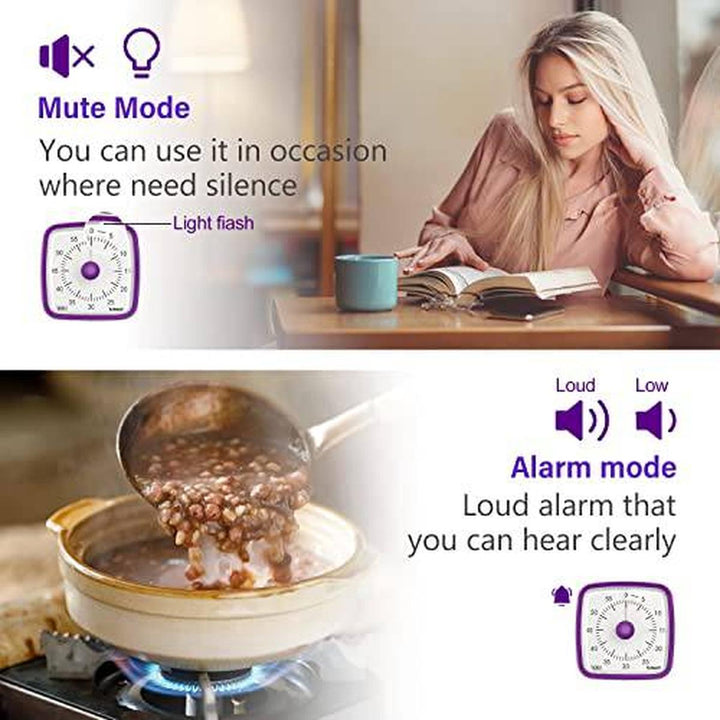 Yunbaoit Silent Visual Timer & Night Light - DOKUTRONIX