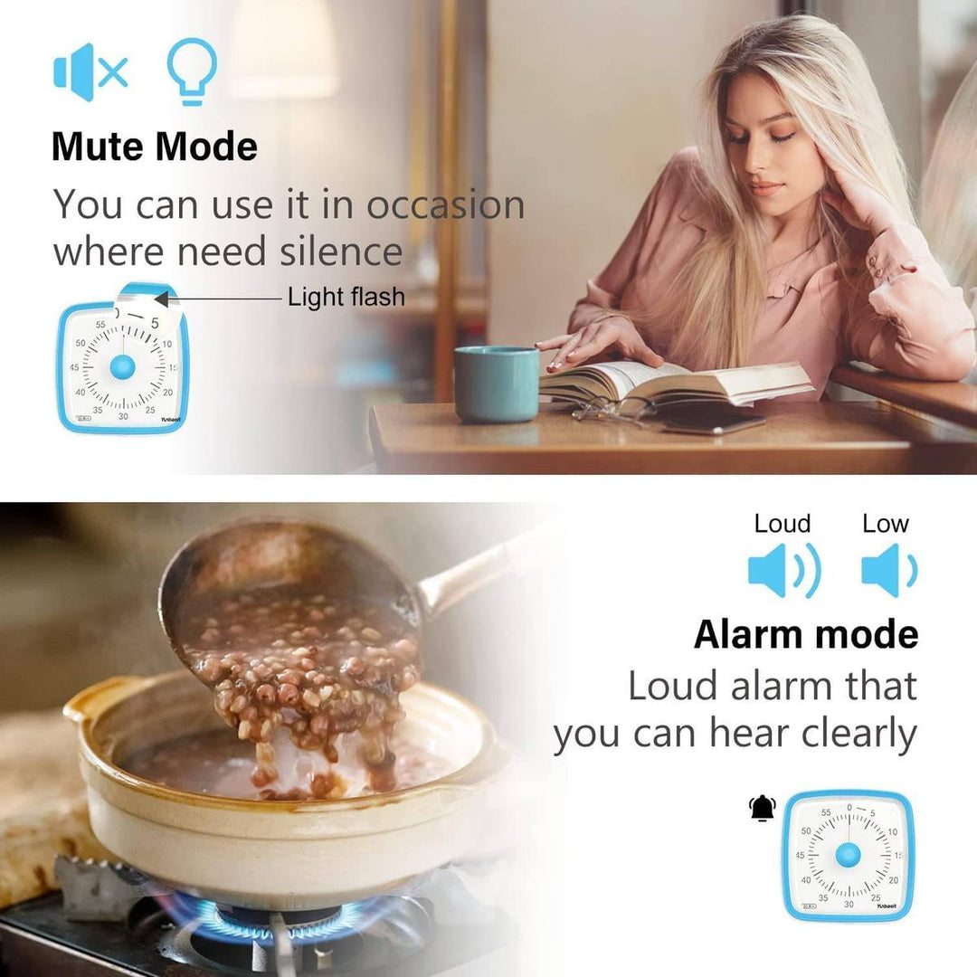 Yunbaoit Silent Visual Timer & Night Light - DOKUTRONIX
