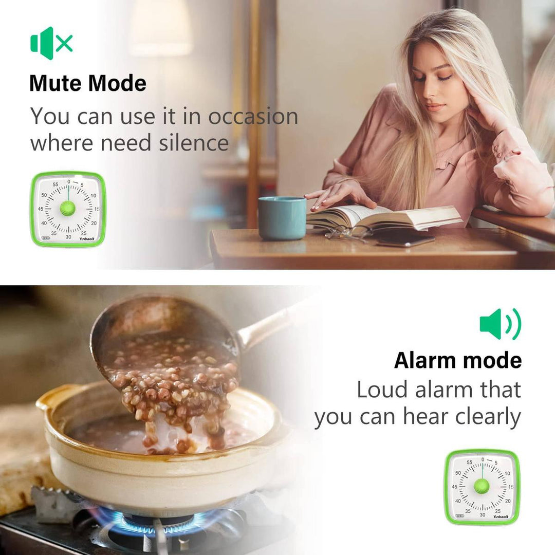 Yunbaoit Silent Visual Timer & Night Light - DOKUTRONIX