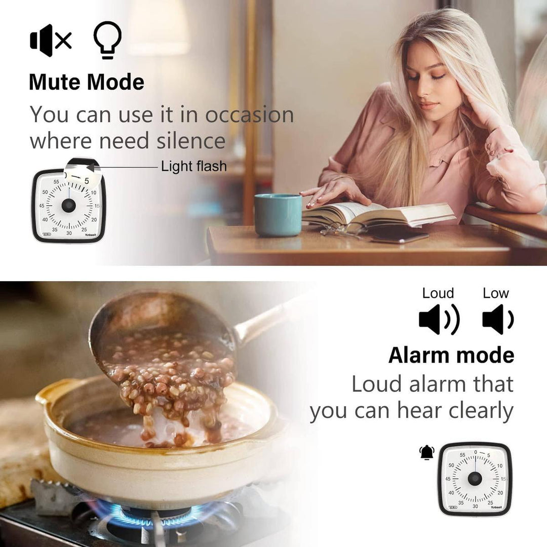 Yunbaoit Silent Visual Timer & Night Light - DOKUTRONIX